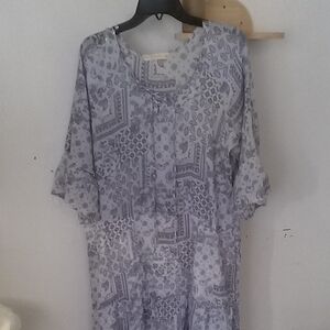 Elegant Lavender Maxi Dress